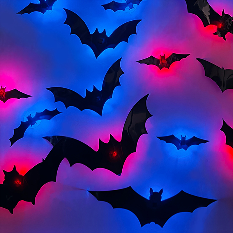 Halloween 3D Bat Wall Sticker  - огляд і ціна Cosplay Bat Prop