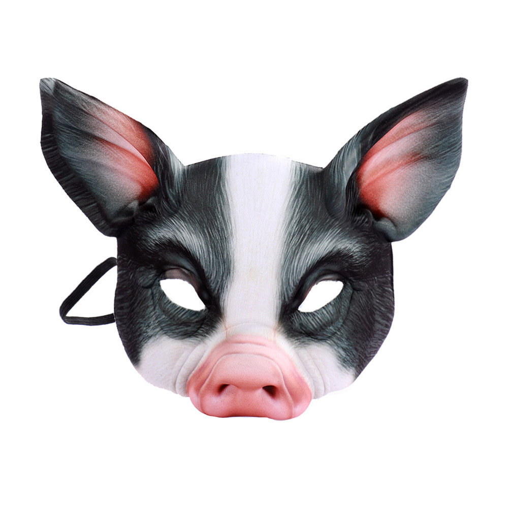 Realistic Animal Half Face Mas - огляд і ціна Cosplay Prop Patterns