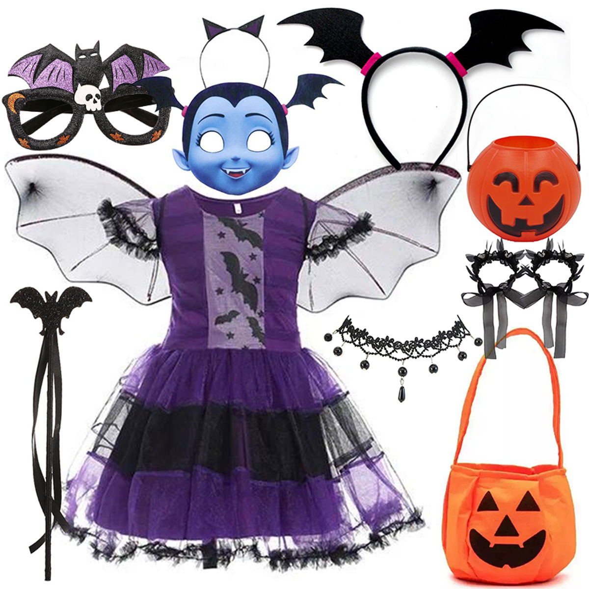 Girls Halloween Vampire Bat Co - огляд і ціна Cosplay Bat Prop