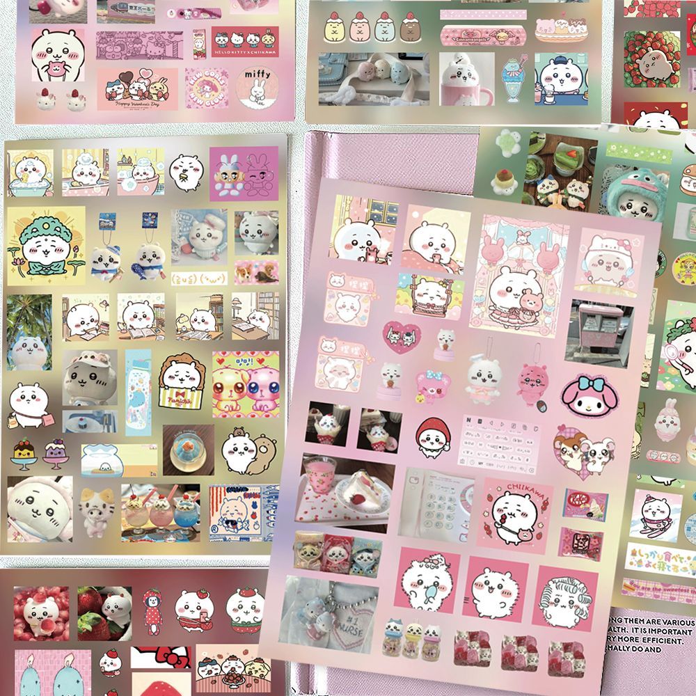 film stickers Chiikawa healing - огляд і ціна Cosplay Material For Prop
