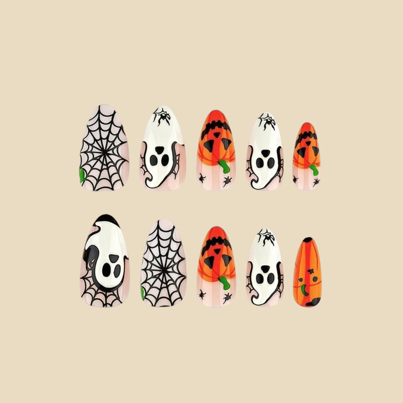 24pcs Halloween Press On Nails - огляд і ціна Cosplay Bat Prop