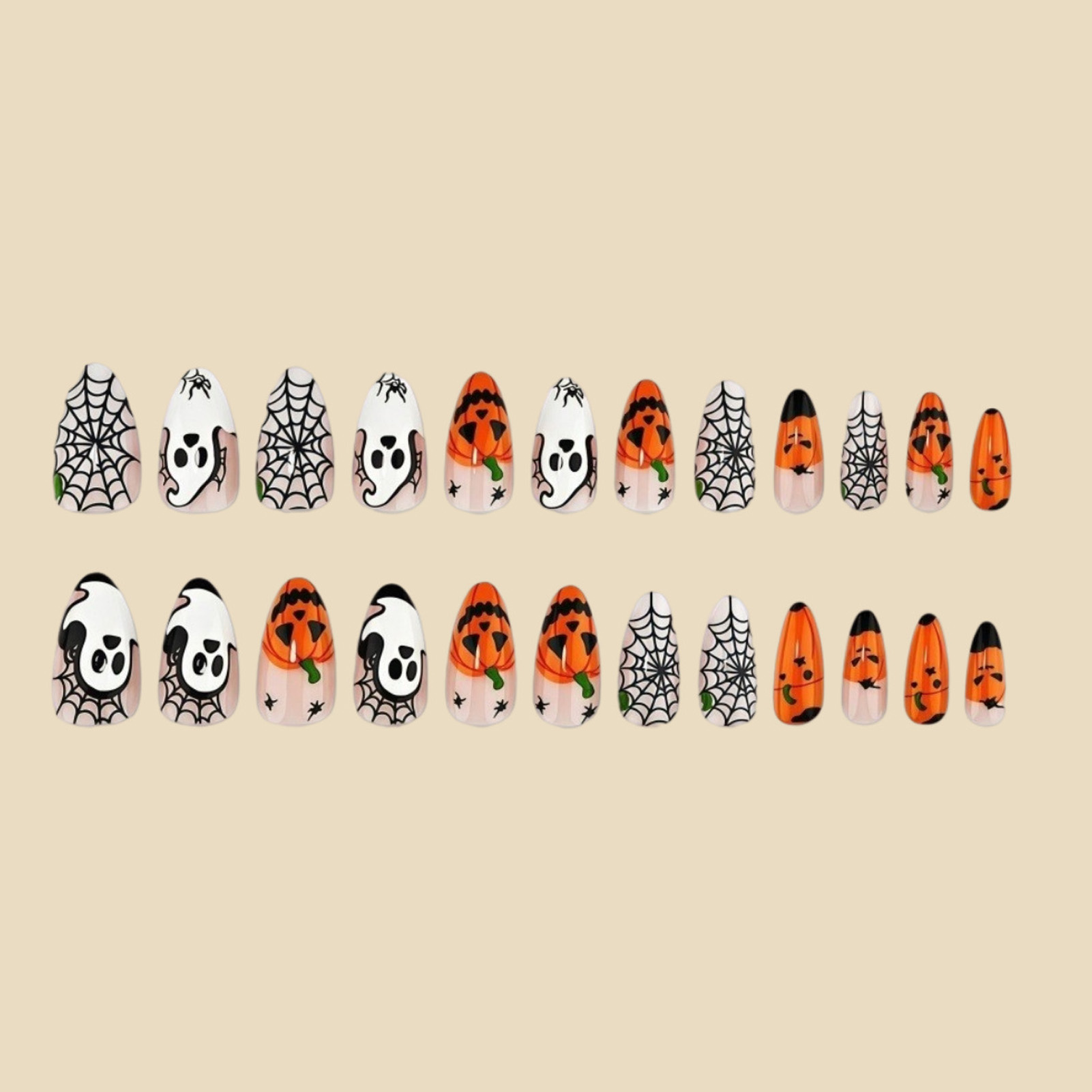 24pcs Halloween Press On Nails - огляд і ціна Cosplay Bat Prop