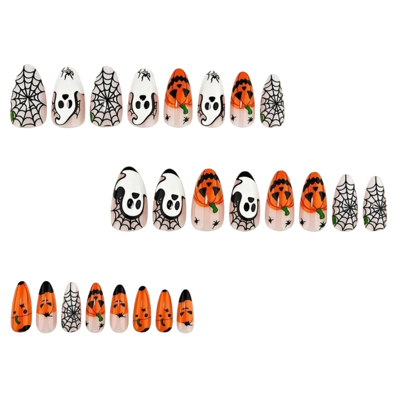 24pcs Halloween Press On Nails - огляд і ціна Cosplay Bat Prop