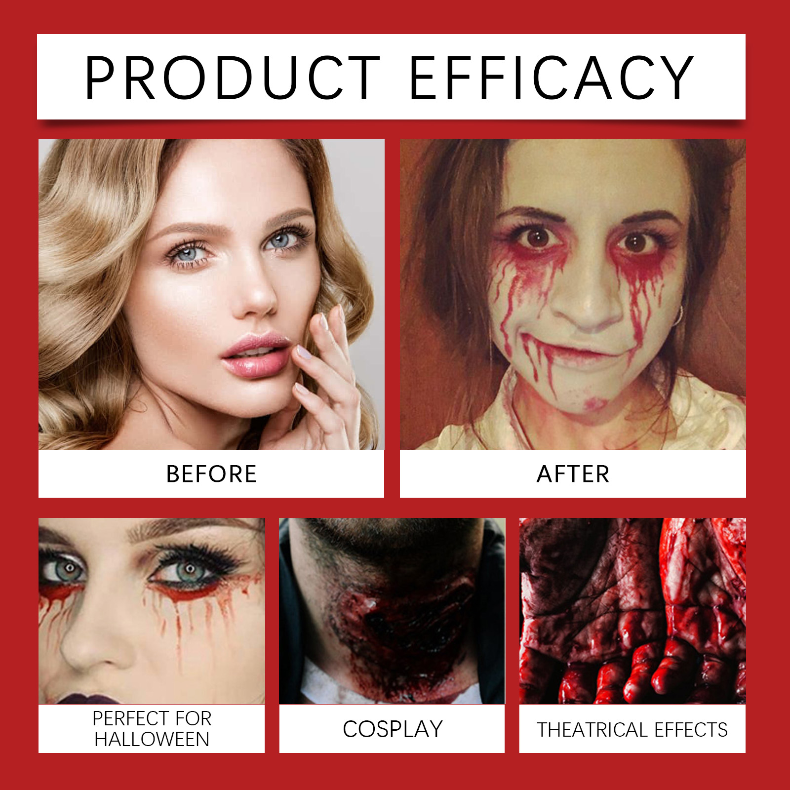 Professional Halloween Fake Bl - огляд і ціна Cosplay Prop Paint