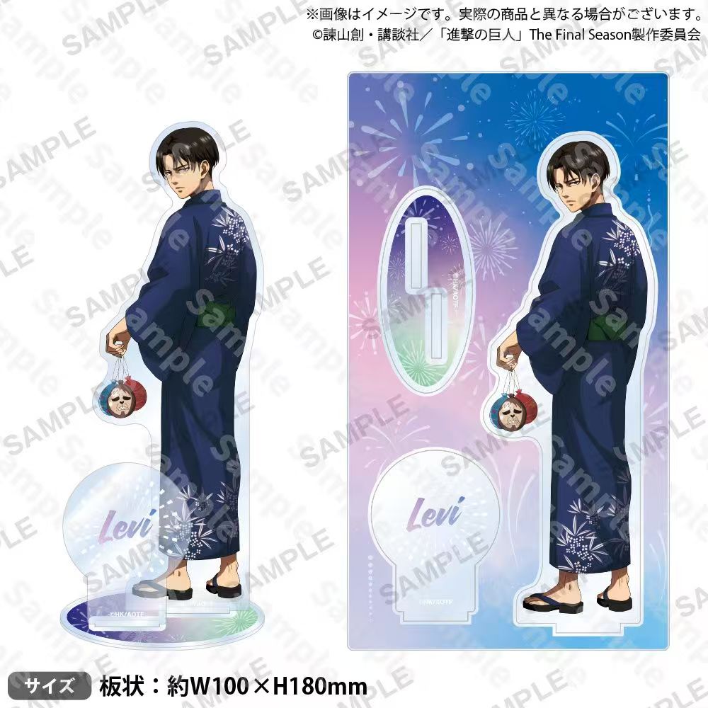 Attacking Giants Levi Figurine - огляд і ціна Acrylic Cosplay Prop