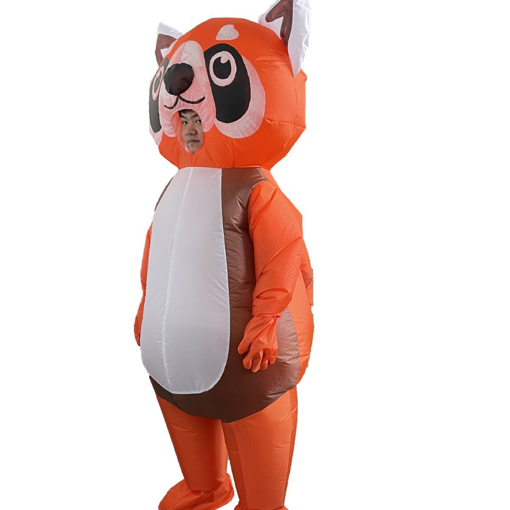 Orange Red Panda Inflatable Su - огляд і ціна Cosplay Prop Business