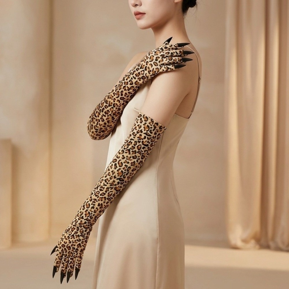Long Sleeve Leopard Pattern Gl - огляд і ціна Cosplay Prop Patterns