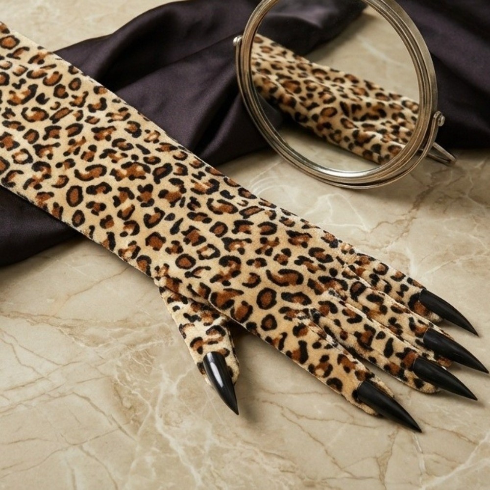 Long Sleeve Leopard Pattern Gl - огляд і ціна Cosplay Prop Patterns