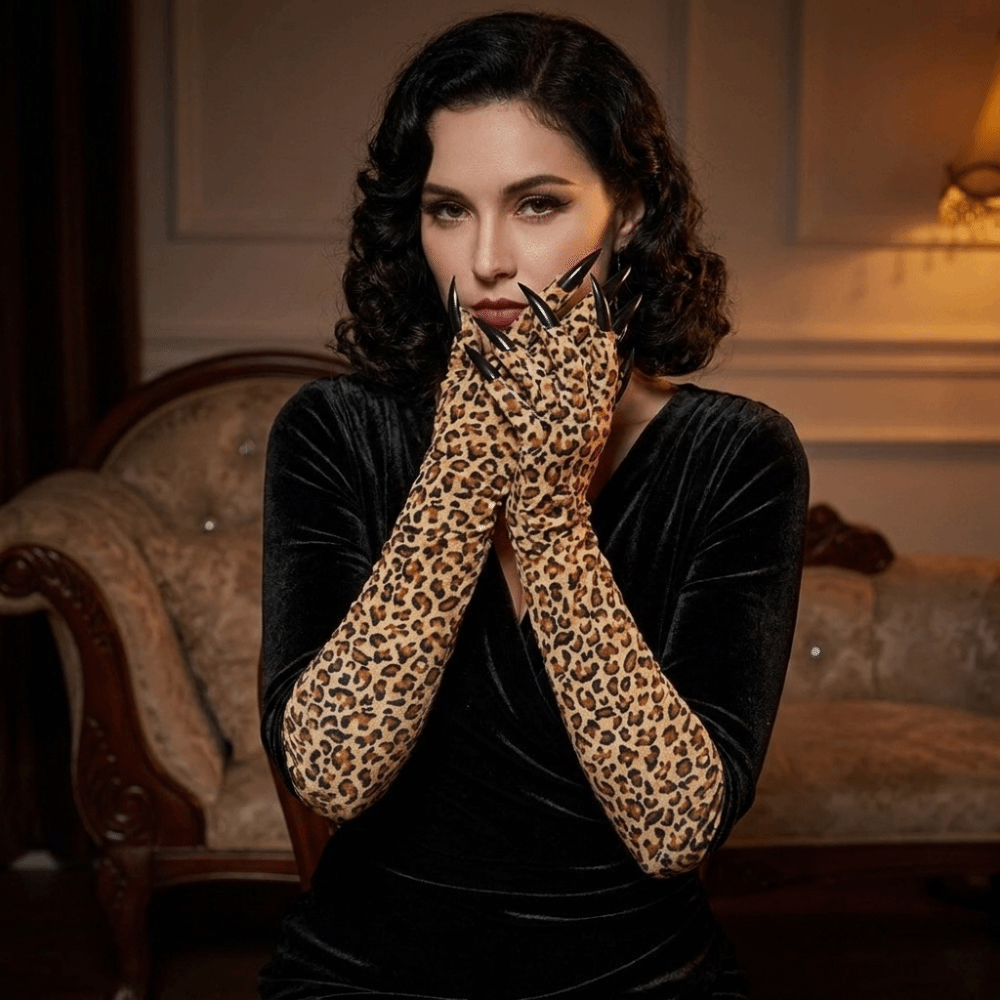 Long Sleeve Leopard Pattern Gl - огляд і ціна Cosplay Prop Patterns