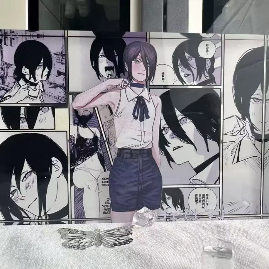Anime Figure Denji and Reze Ac - огляд і ціна Acrylic Cosplay Prop